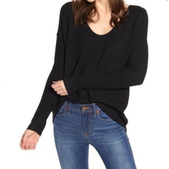 MADEWELL Kale Green Kimball Pullover Sweater sz M - Picture 2 of 9